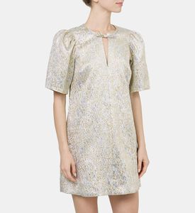 Metallic-effect Mini Dress