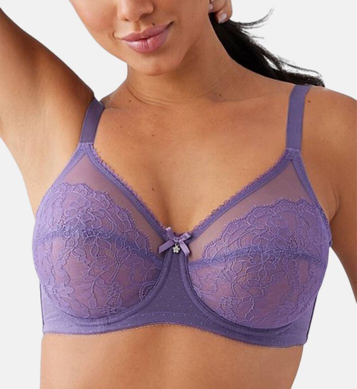 Wacoal Bra, Purple, 90, G, Model View