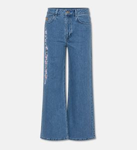 Weill Embroidered Wide-leg Denim Pants, Packshot View