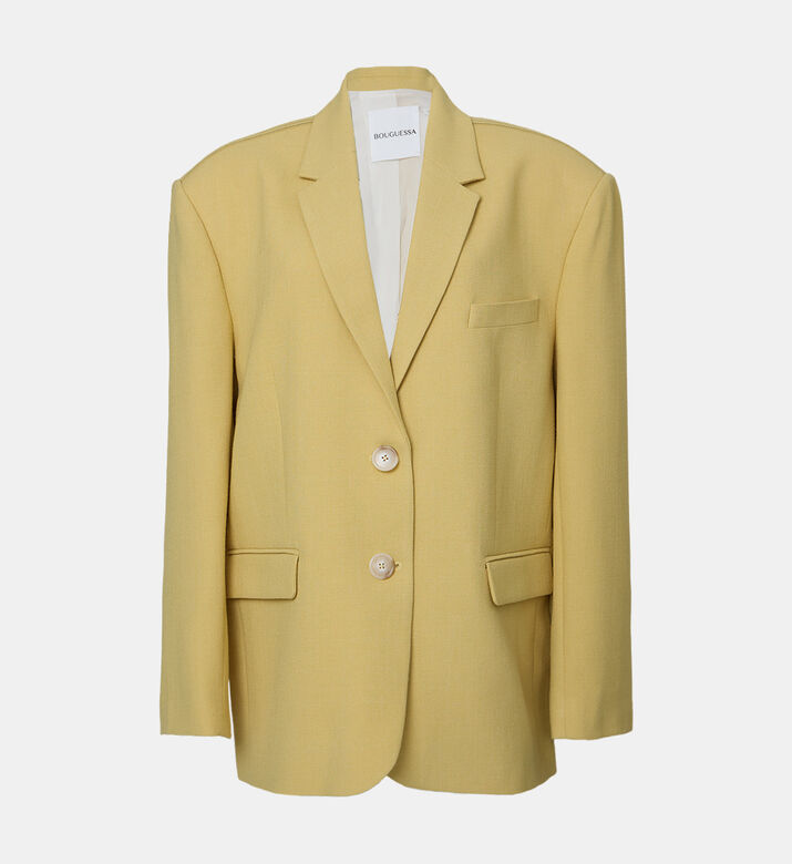 Alison Oversized Contrasted-detail Blazer