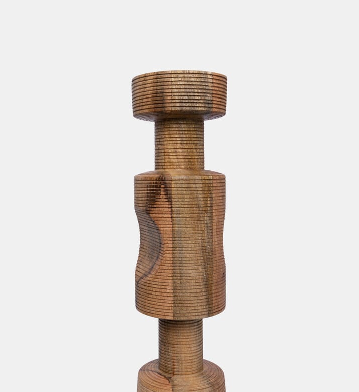 Exumas Wood Candle Holder 12x50.5 Cm Exumas Wood Candle Holder 12x50.5 Cm