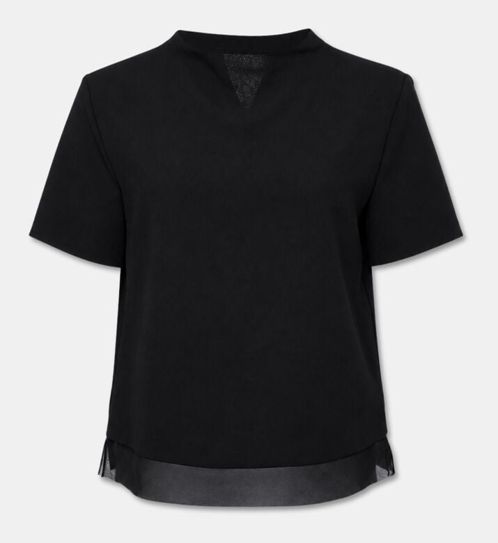 Jil Sander Wool Short-sleeve Top, Packshot View