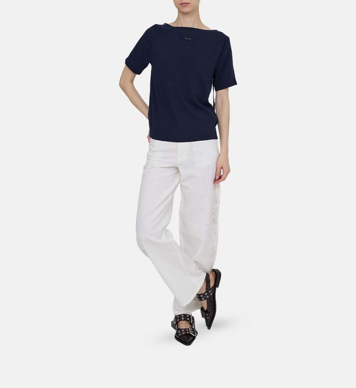Ella Embroidered Regular-fit T-shirt