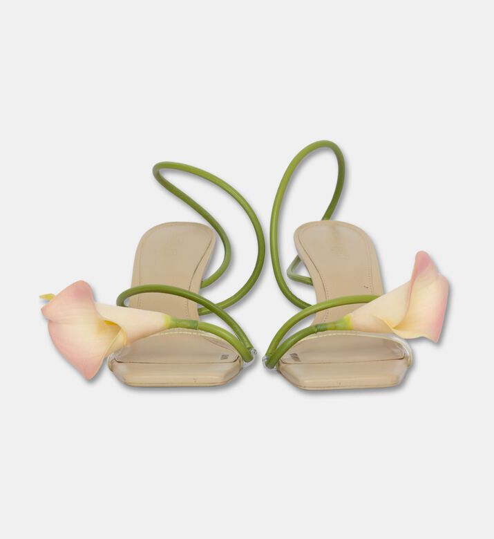 Cult Gaia Ria Slip-on Leather Sandals, Packshot View