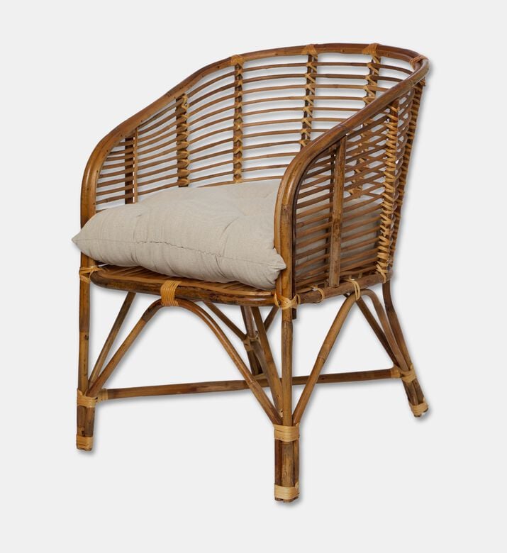 Home Deco and More Woven Curved Chair, Packshot View