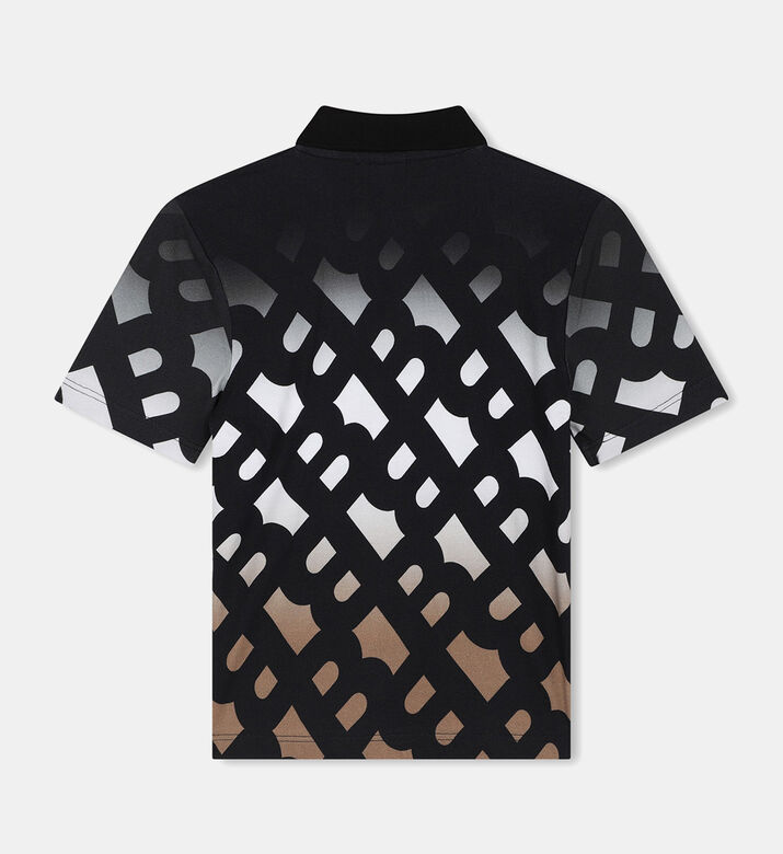 Monogram Print Polo Shirt