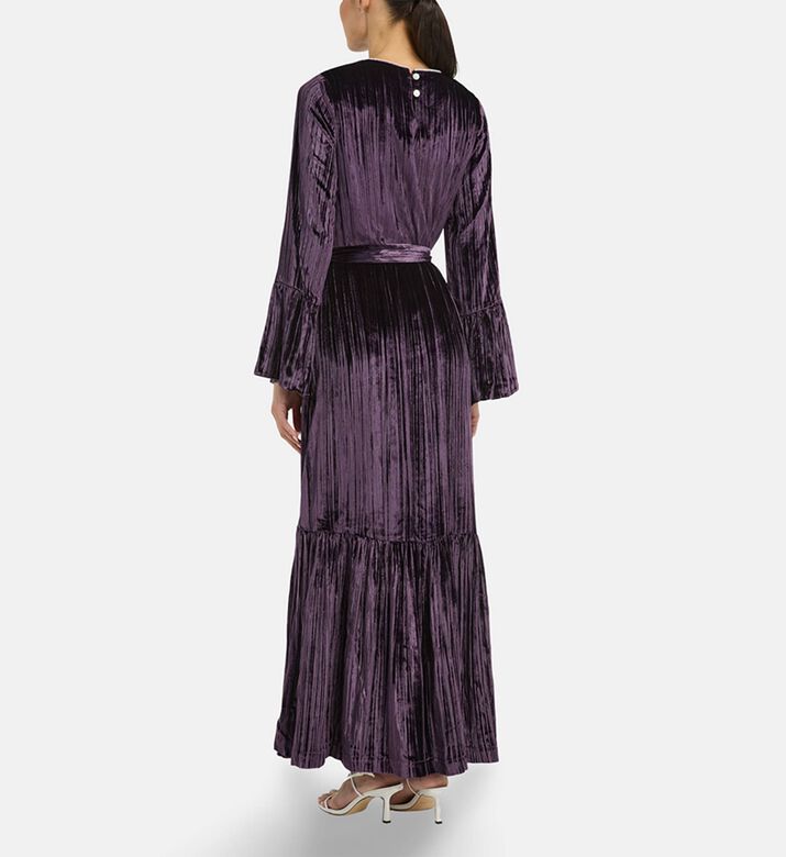 Carter and White Eriny Velvet Maxi Dress, Model View