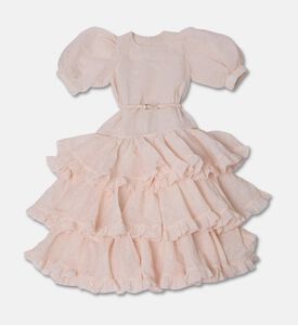 Poca and Poca Ruffle Short-sleeve Round Neck Dress, Packshot View