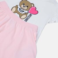 Teddy Bear Logo-print T-shirt Skirt Set
