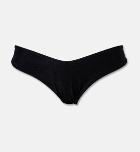 Karla Vivian High-cut Bikini Bottoms, Black, M, Packshot View