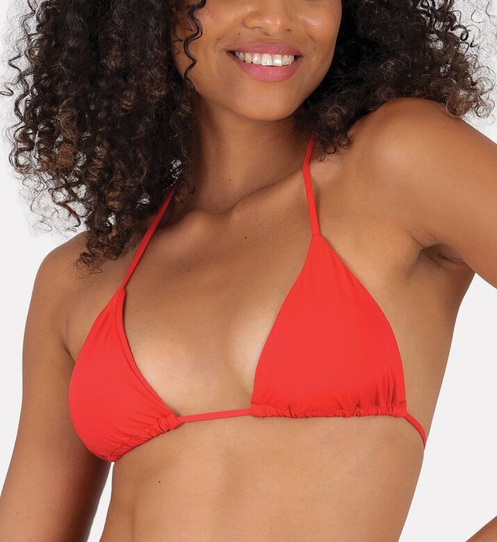 Rio De Sol Triangle Halter Bikini Top, Model View