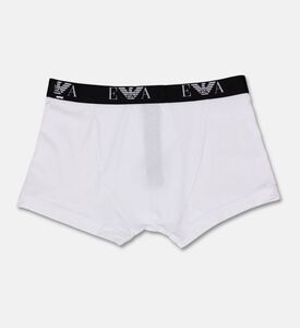 Emporio Armani Logo-waistband 3-pack Low-rise Boxers, White, Xl, Packshot View