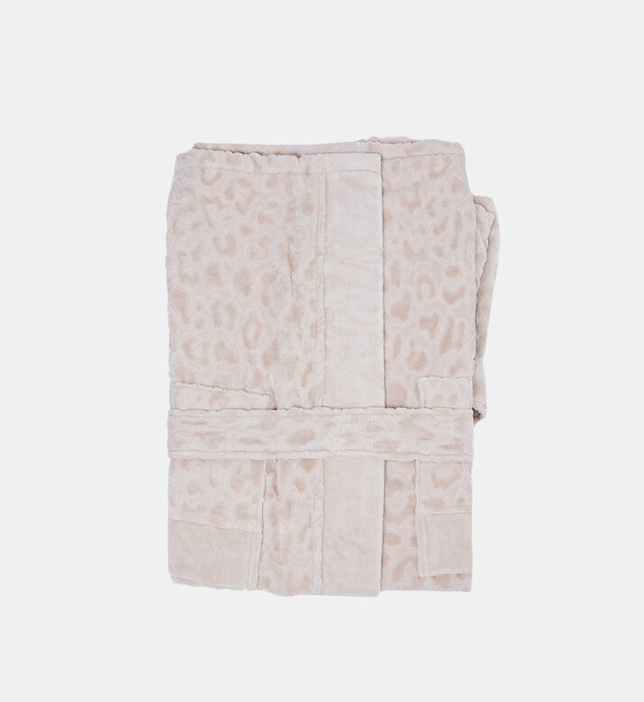Jaguar Patterned Kimono Bathrobe