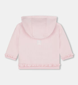 كارديغان بغطاء رأس قطن وصوف