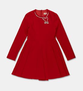 La Mia Bambina Dress, Red, 10y, Packshot View