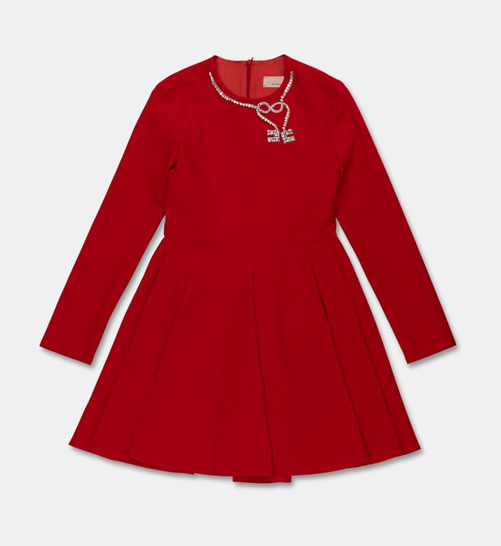 La Mia Bambina Dress, Red, 10y, Packshot View
