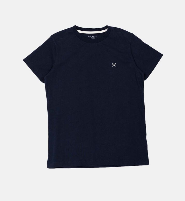 Cotton Mini-logo Crewneck T-shirt