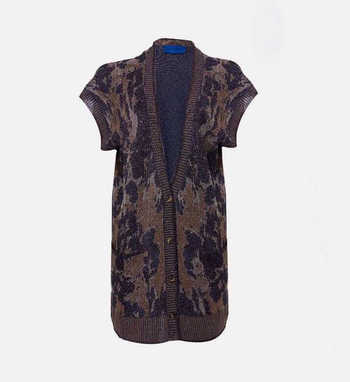 Mes Demoiselles All-over Print Sleeveless Sweater, Packshot View Mes Demoiselles All-over Print Sleeveless Sweater, Packshot View