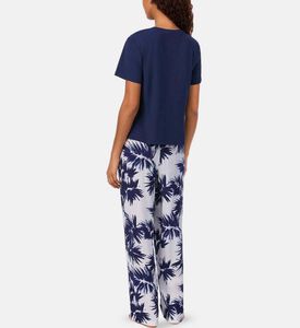 All-over Print Pants Pajama Set