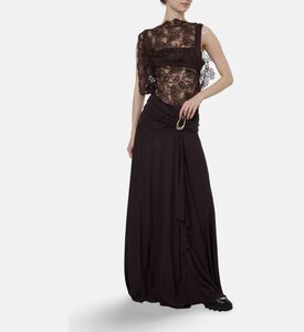 Christopher Esber Bodysuit Mahara, Dark-brown, 10, Model View