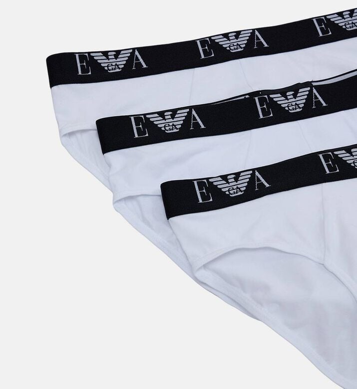 Logo-waistband 3-pack Low-rise Briefs