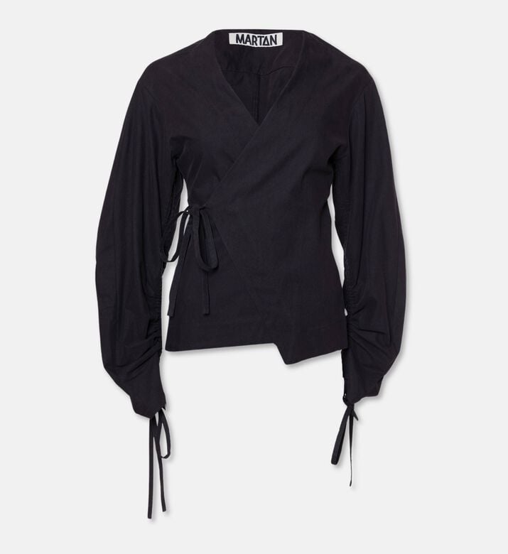 Martan Tina Side Tie Closure Long-sleeve Top, Packshot View