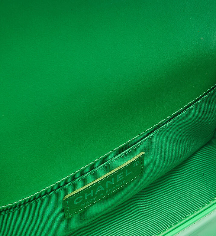 Chanel Preowned Coco Chanel Quilted Patent Leather Small Flap Bag, Packshot View