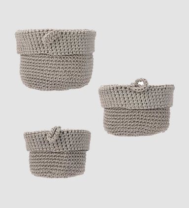 Weaving Storage Box 3-piece Set
