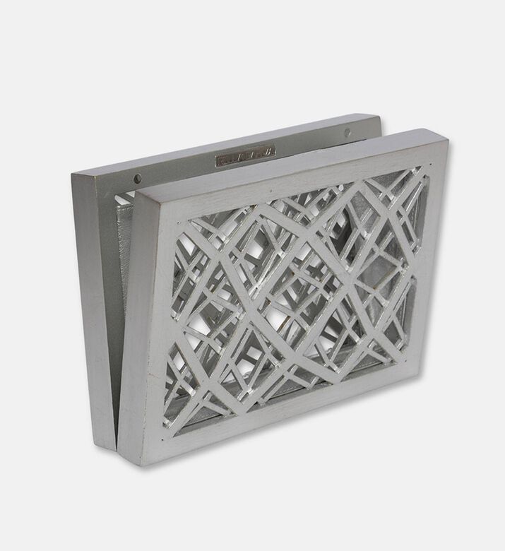 Roula Bahnam Clutch Nest, Silver, Packshot View