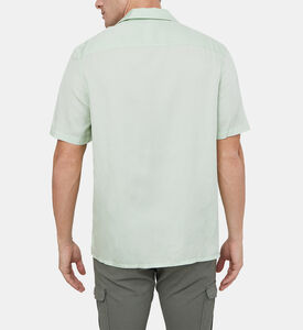 قميص ميرتيل منسوج بأكمام قصيرة