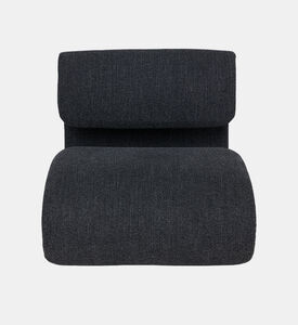 Dan Form Dubna Boucle Fabric Lounge Chair, Anthracite, Packshot View