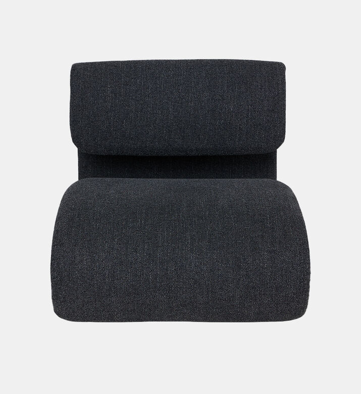 Dan Form Dubna Boucle Fabric Lounge Chair, Anthracite, Packshot View