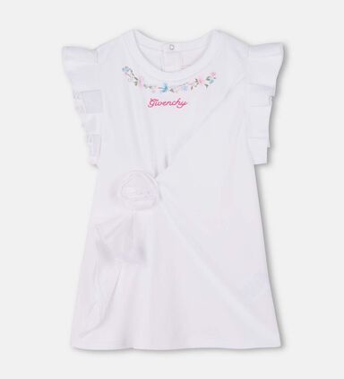 Floral Cotton Interlock Dress