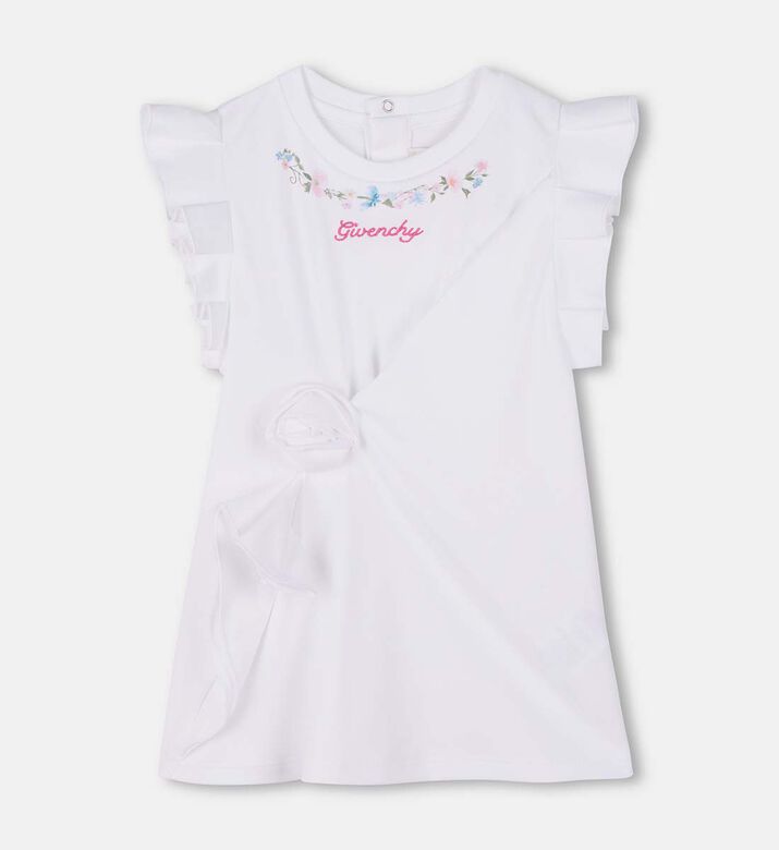 Floral Cotton Interlock Dress