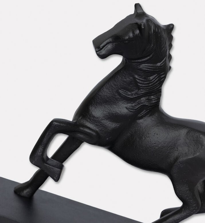Home Deco and More Prancing Horse Mdf Base Figurine, Packshot View