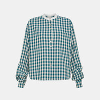 Gingham Button-up Shirt