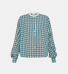 Gingham Button-up Shirt