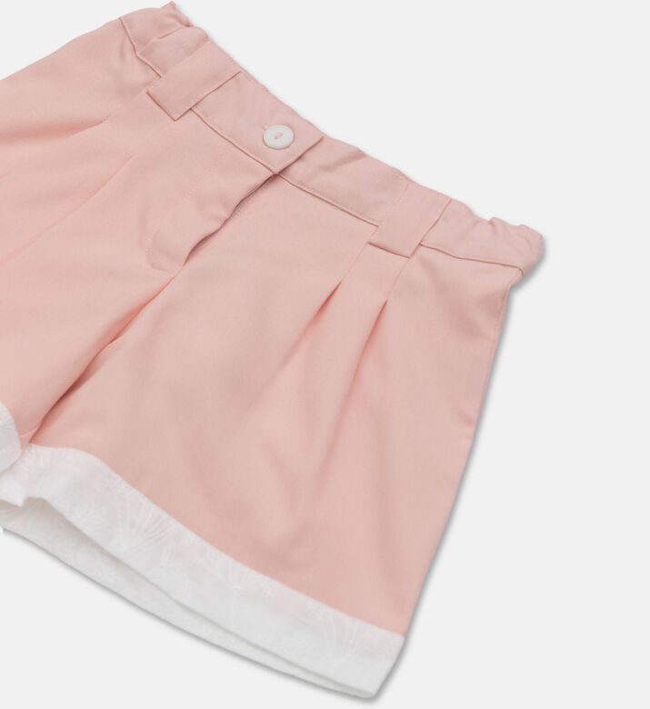Jules & Juliette Paris Lace-trim Pleated Shorts, Packshot View