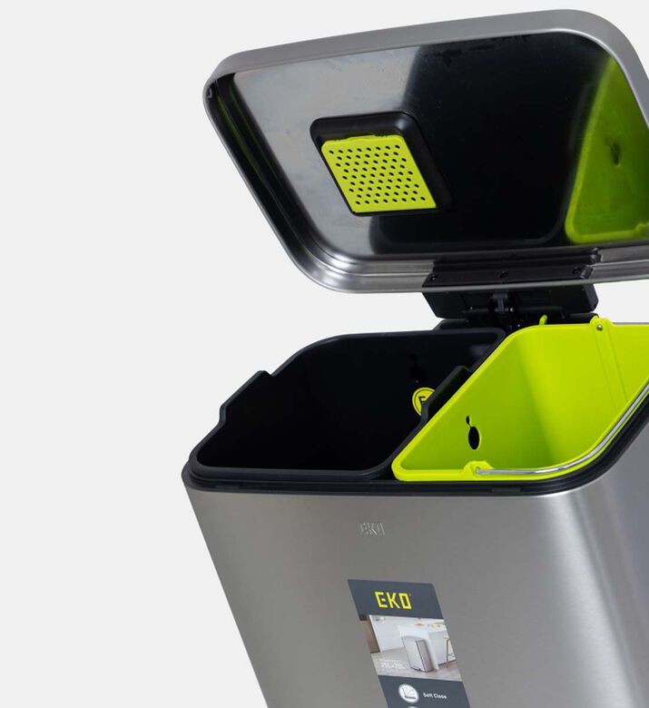 Eko Madison Recycling Bin - 25 & 20l, Packshot View
