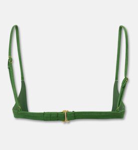 Agua Bendita Beaded Triangle Bikini Top, Packshot View