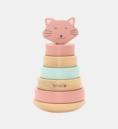 Mrs. Cat Wooden Stacking Toy