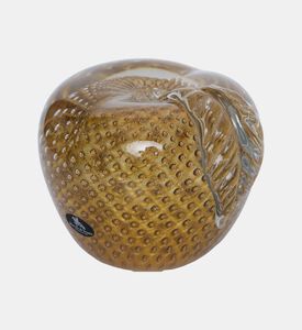 منحوتة بشكل تفاحة كريستالية