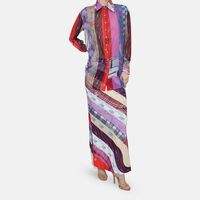 Sanaa Chiffon Printed Shirt