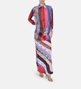 Sanaa Chiffon Printed Shirt