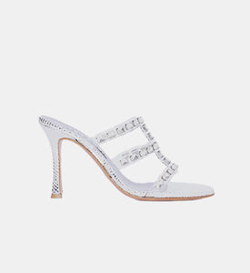 Crystal-embellishments Slide Sandals Crystal-embellishments Slide Sandals