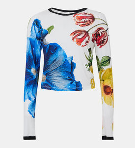 بلوزة ديلاينا بأكمام طويلة