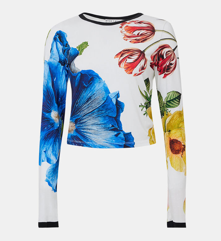 بلوزة ديلاينا بأكمام طويلة