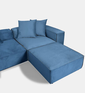 Home Deco and More Fillmore Velvet Corner Sofa, Packshot View