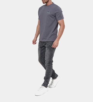 Washed 5-pockets Denim Pants