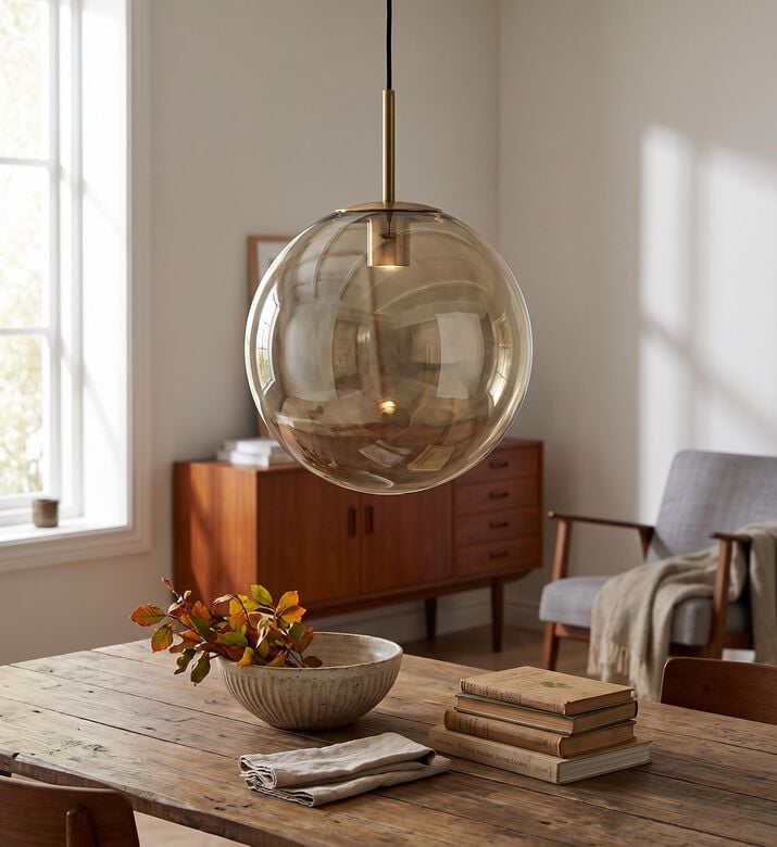 Light and Living Medina Round Pendant Lamp, Packshot View
